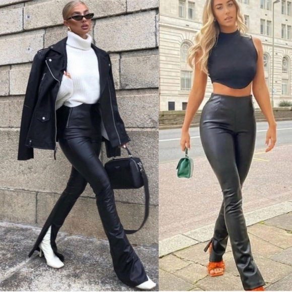 Zara Pants - Zara Black High-Waisted Leggings